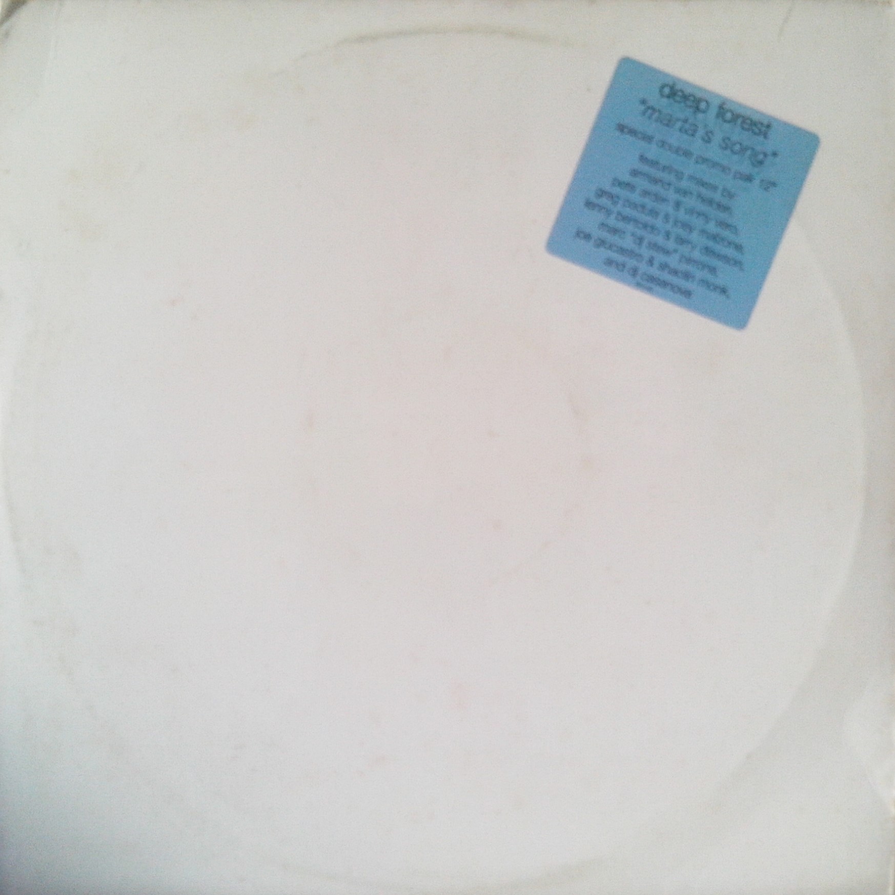 Deep Forest - Marta´s song (DUPLO)