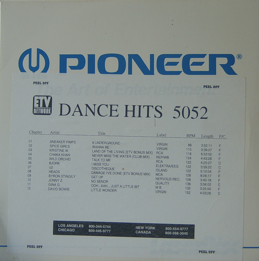 LD ETV Dance Hits 5052