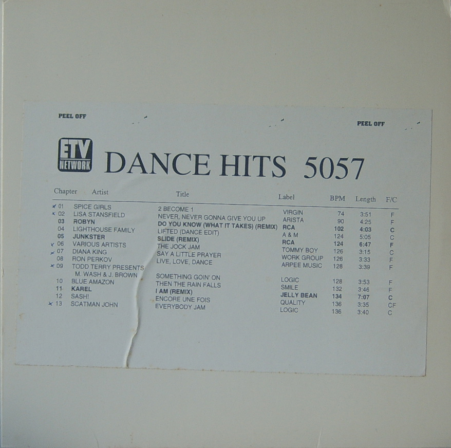 LD ETV Dance Hits 5057