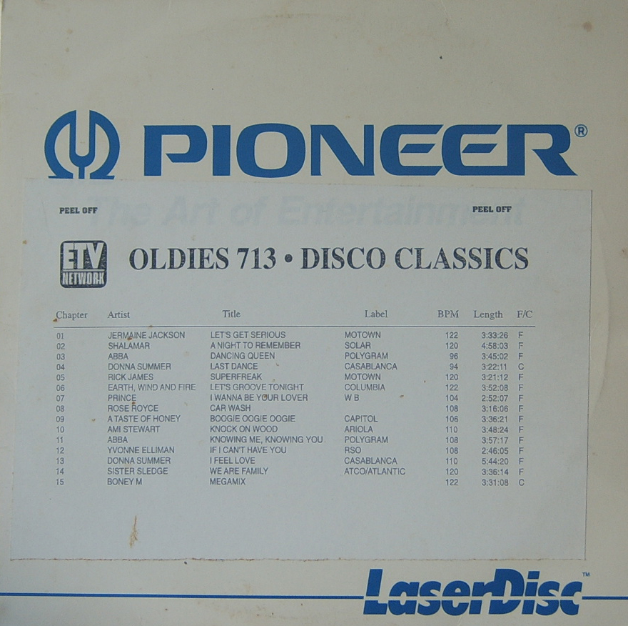 LD ETV Oldies 713 Disco Classics