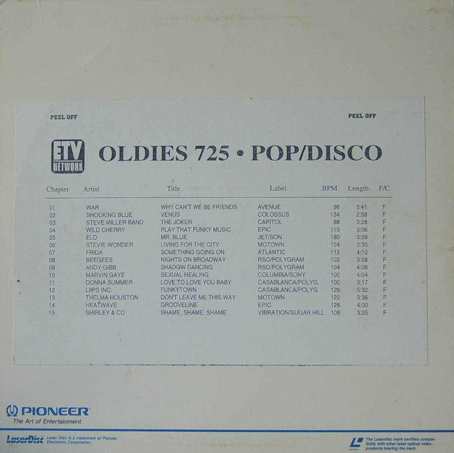 LD ETV Oldies 725 Pop-Disco