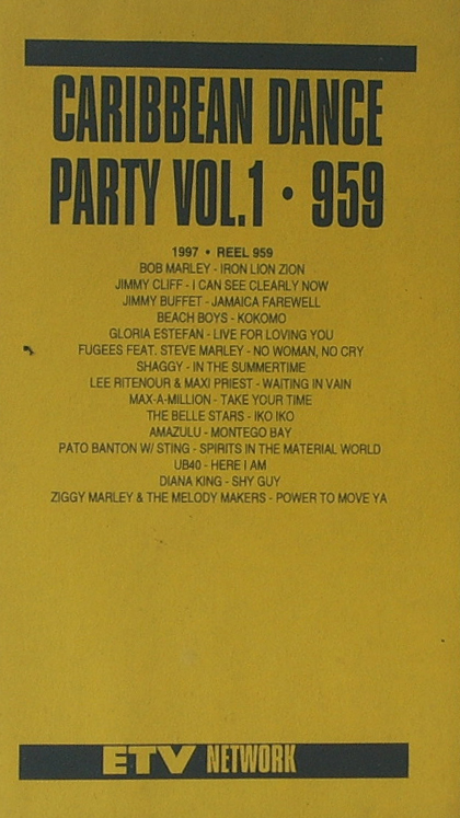 VHS ETV Caribbean Dance Party Vol. 1 959