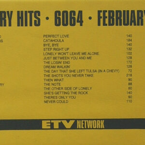 VHS ETV Country Hits 6064 February 1998