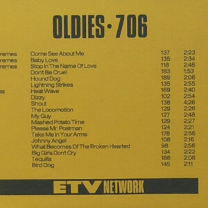 VHS ETV Oldies 706