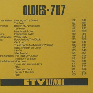 VHS ETV Oldies 707