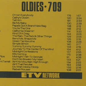 VHS ETV Oldies 709