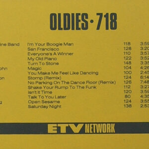 VHS ETV Oldies 718