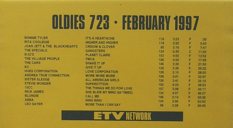 VHS ETV Oldies 723 February 1997