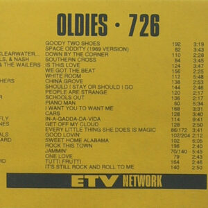 VHS ETV Oldies 726