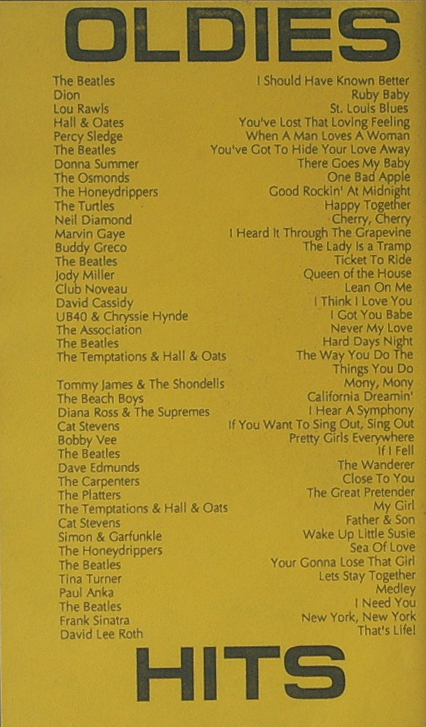 VHS ETV Oldies Hits Reel 705