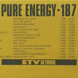 VHS ETV Pure Energy 187