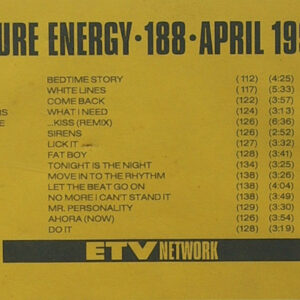 VHS Pure Energy 188 April 1995