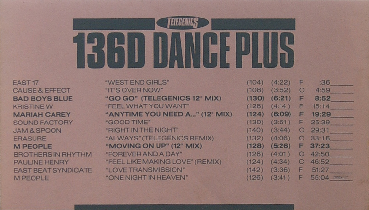 VHS Telegenics 136D Dance plus
