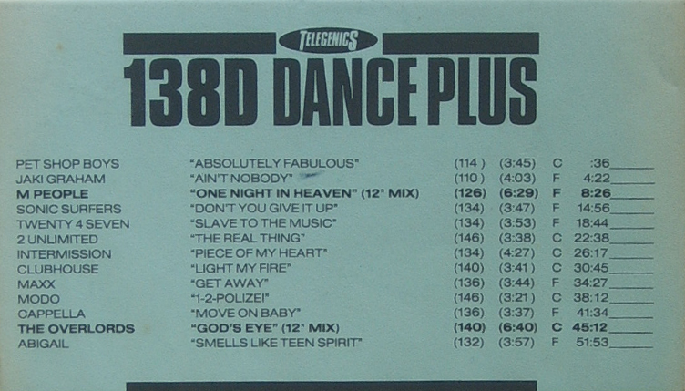 VHS Telegenics 138D dance plus