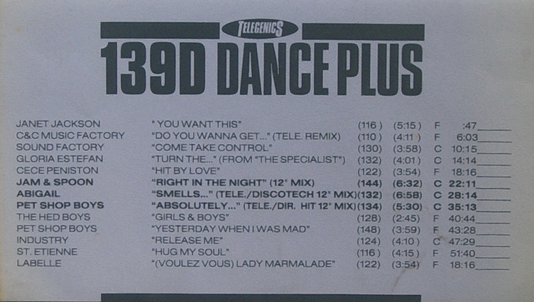 VHS Telegenics 139D dance plus